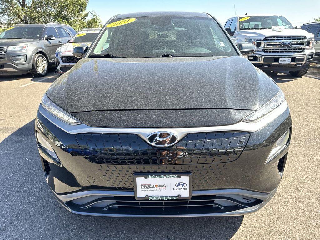 used 2021 Hyundai Kona EV car, priced at $27,986