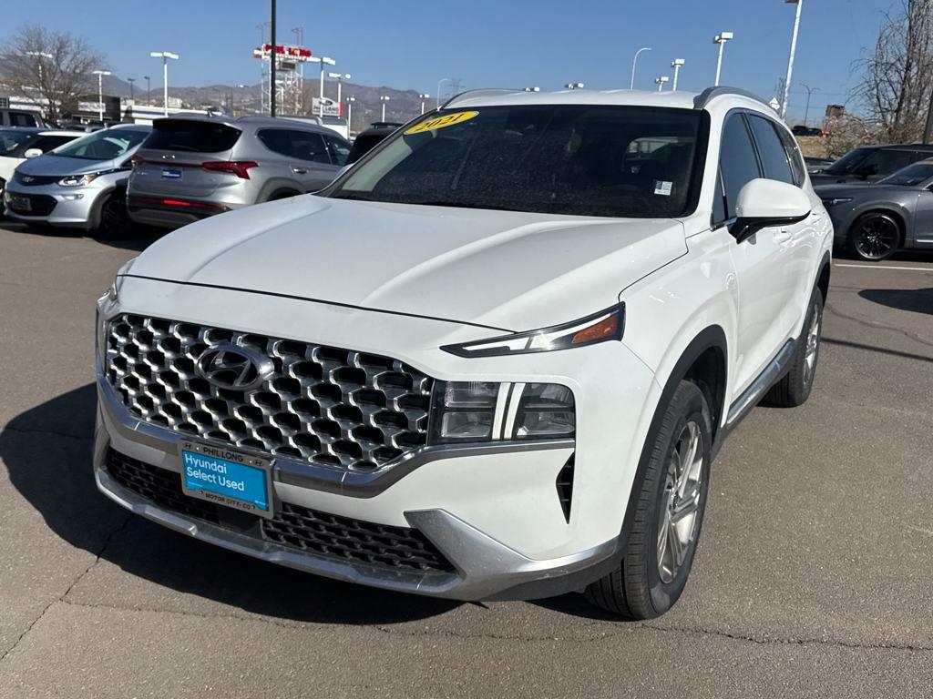 used 2021 Hyundai Santa Fe car, priced at $17,592