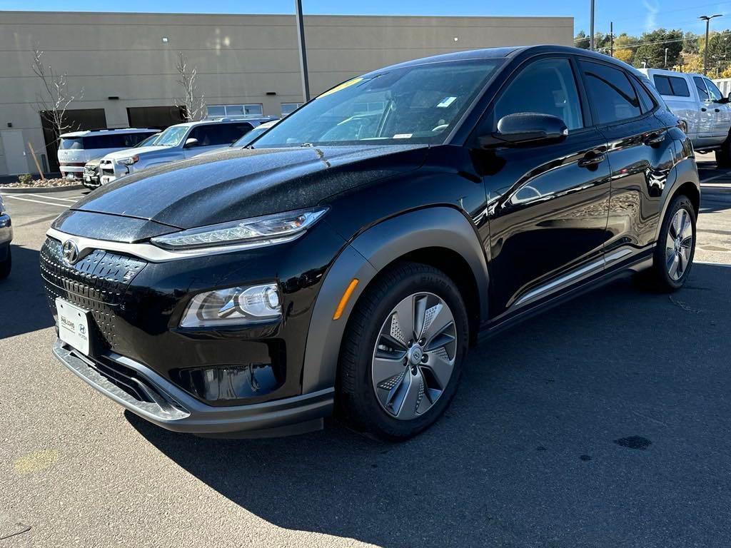 used 2021 Hyundai Kona EV car, priced at $19,286