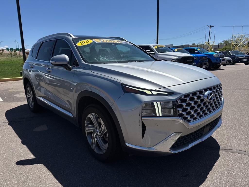 used 2021 Hyundai Santa Fe car, priced at $22,593