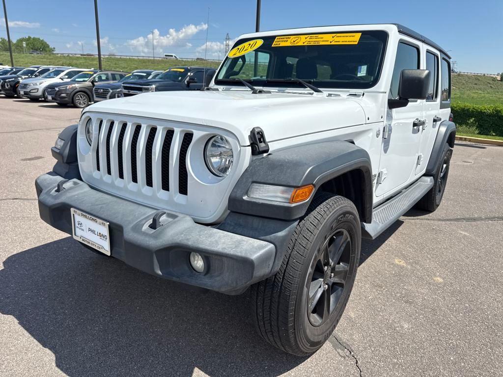 used 2020 Jeep Wrangler Unlimited car, priced at $25,989