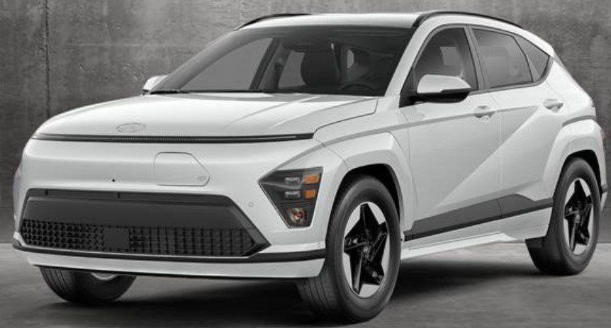 new 2024 Hyundai Kona EV car, priced at $39,025