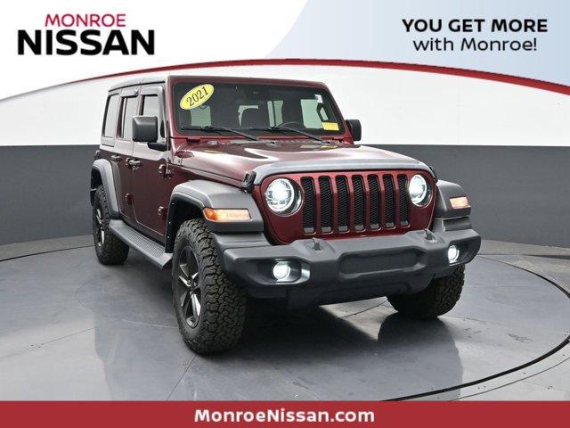 used 2021 Jeep Wrangler Unlimited car, priced at $29,086