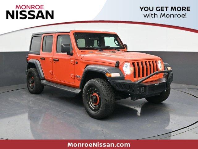 used 2020 Jeep Wrangler Unlimited car, priced at $20,537