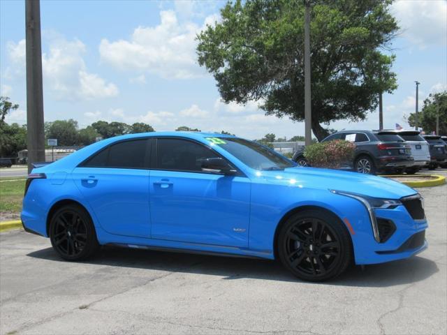 used 2023 Cadillac CT4-V car, priced at $38,649