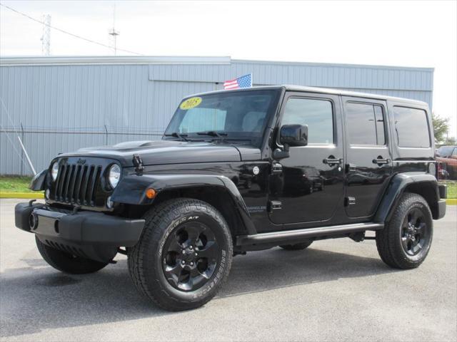 used 2015 Jeep Wrangler Unlimited car, priced at $22,049