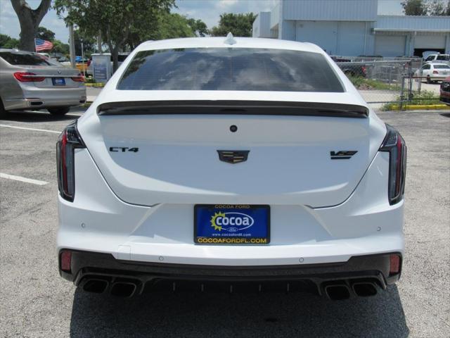used 2022 Cadillac CT4-V car, priced at $52,092