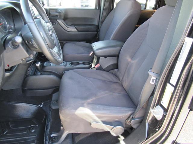 used 2015 Jeep Wrangler Unlimited car, priced at $17,352