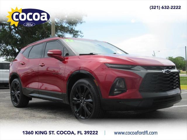 used 2022 Chevrolet Blazer car, priced at $28,398