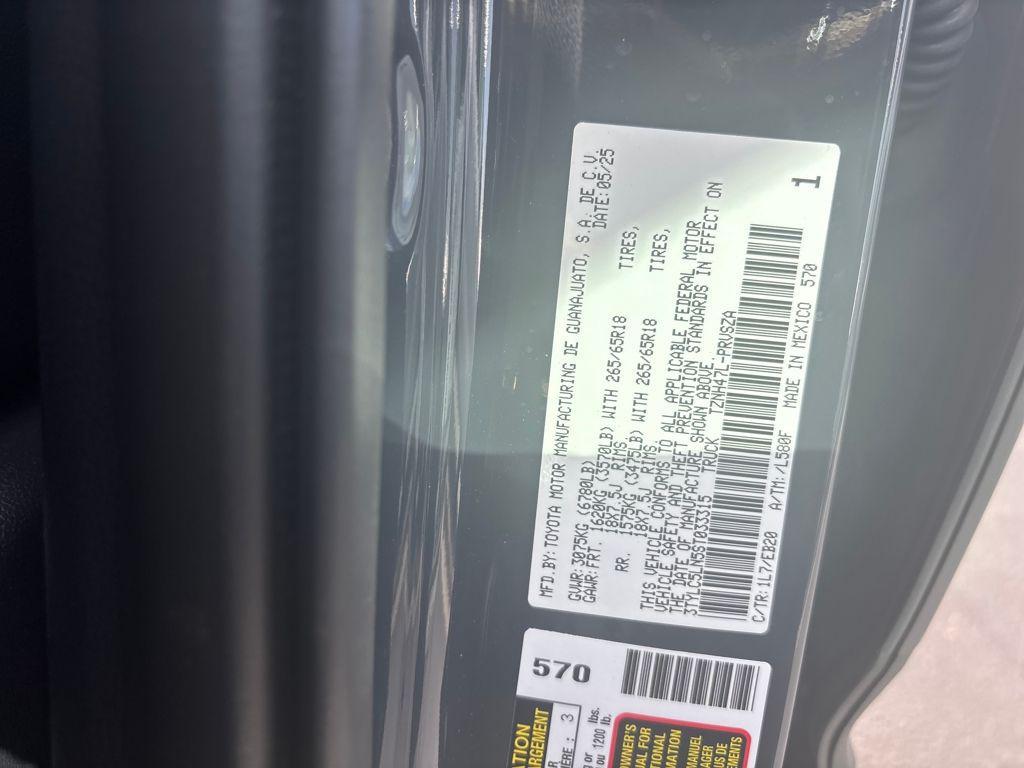 new 2025 Toyota Tacoma car, priced at $57,724