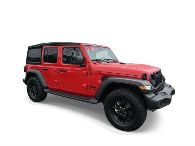 used 2024 Jeep Wrangler car, priced at $41,399