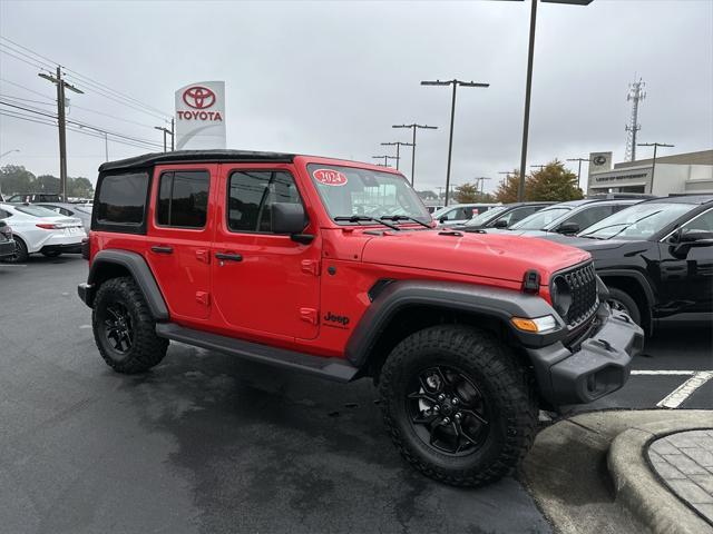 used 2024 Jeep Wrangler car, priced at $39,791