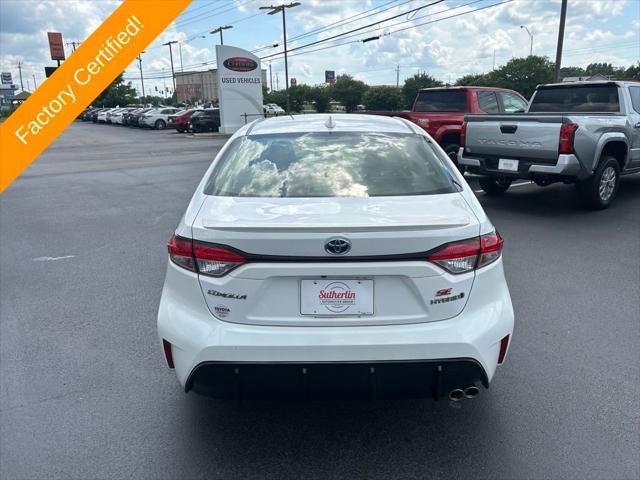 used 2024 Toyota Corolla Hybrid car, priced at $21,900