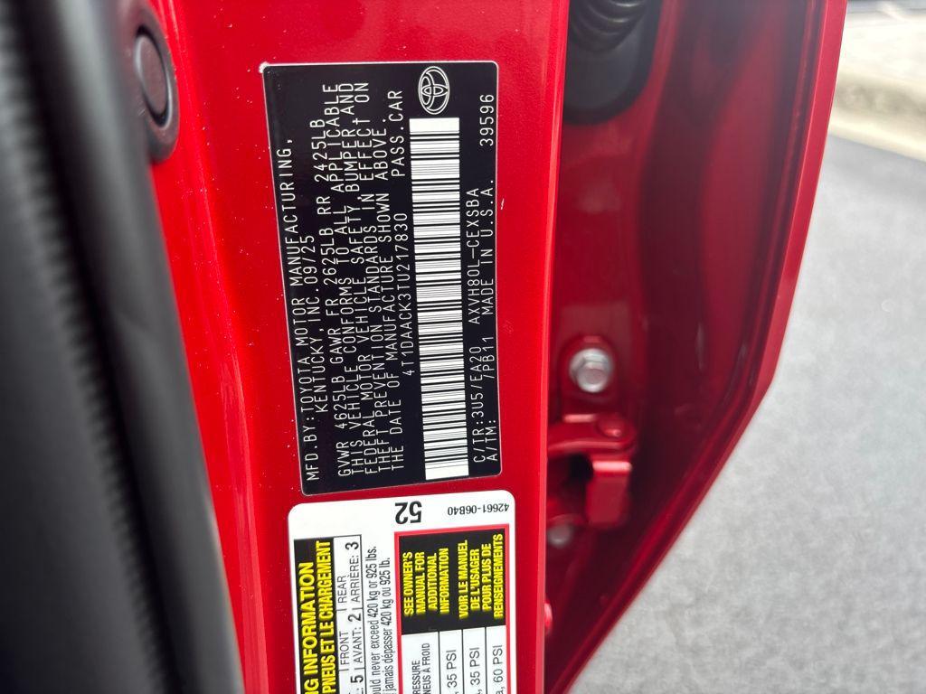 new 2026 Toyota Camry car, priced at $34,758