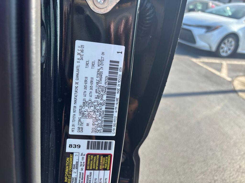 new 2025 Toyota Tacoma car, priced at $47,841