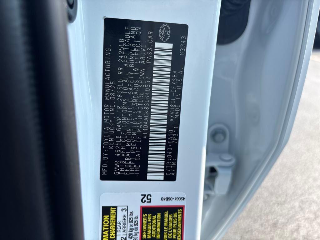 new 2025 Toyota Camry car, priced at $32,203