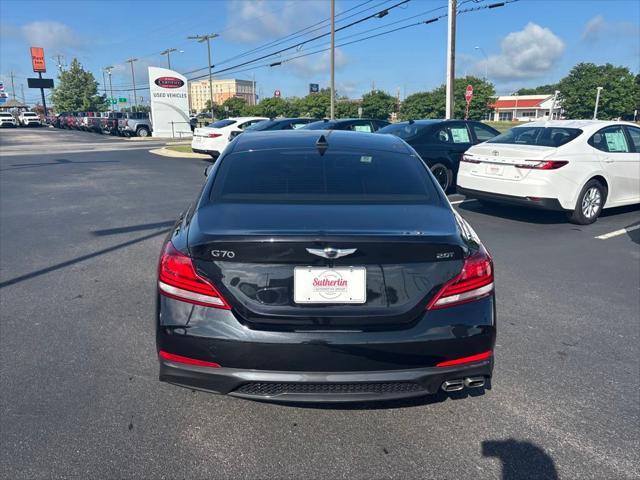 used 2021 Genesis G70 car, priced at $22,800