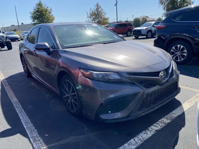 used 2021 Toyota Camry car, priced at $15,264