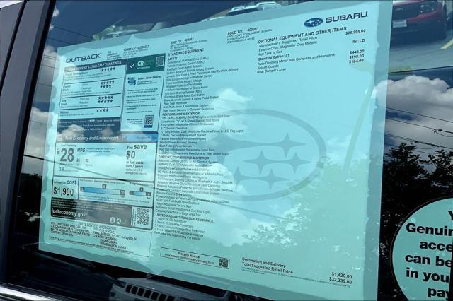 new 2025 Subaru Outback car, priced at $32,239