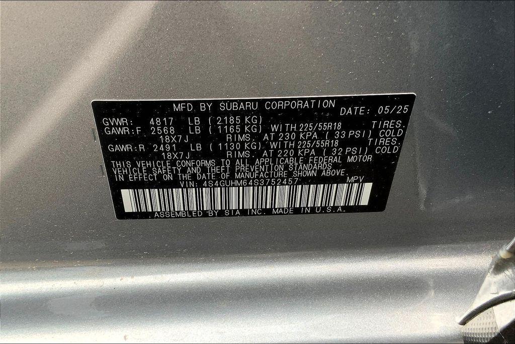 new 2025 Subaru Crosstrek car, priced at $35,769