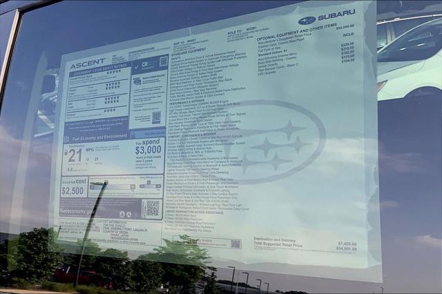 new 2025 Subaru Ascent car, priced at $54,591