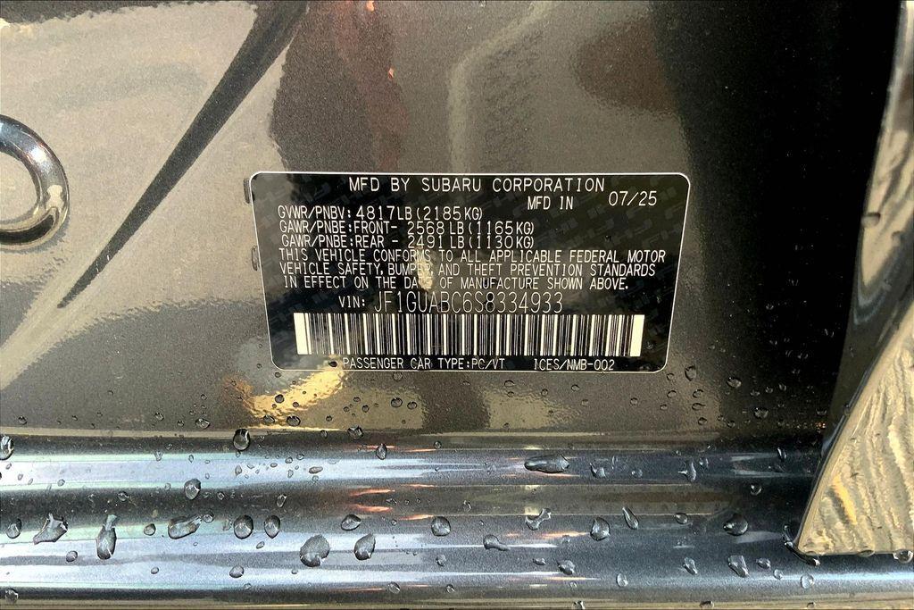 new 2025 Subaru Impreza car, priced at $26,512