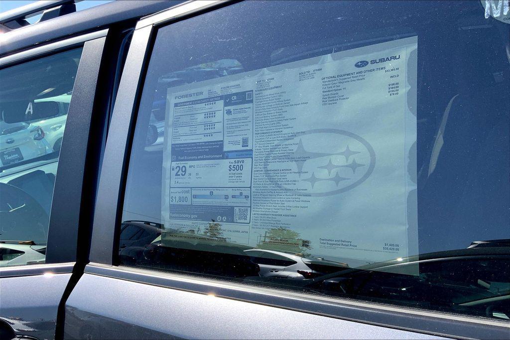 new 2025 Subaru Forester car, priced at $35,420