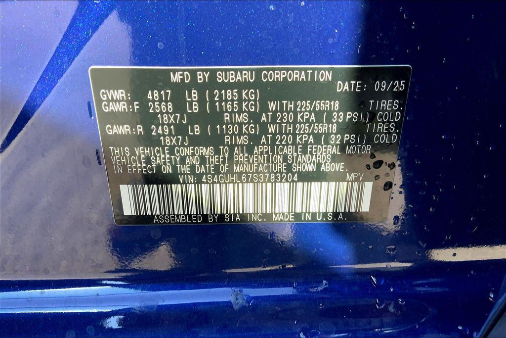 new 2025 Subaru Crosstrek car, priced at $34,815