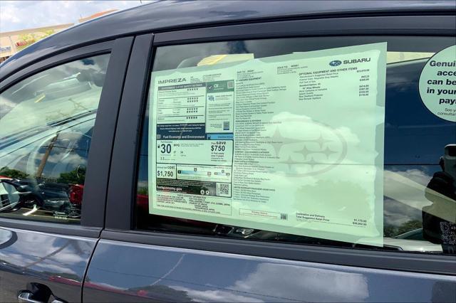 new 2025 Subaru Impreza car, priced at $26,002