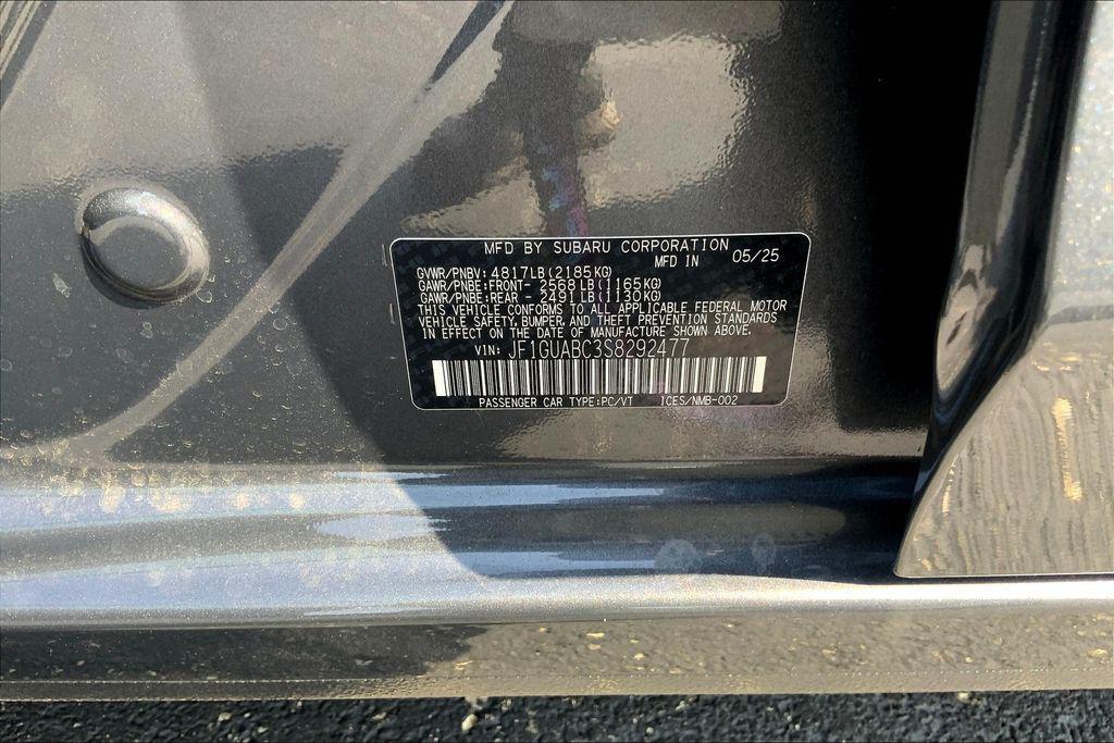 new 2025 Subaru Impreza car, priced at $26,317