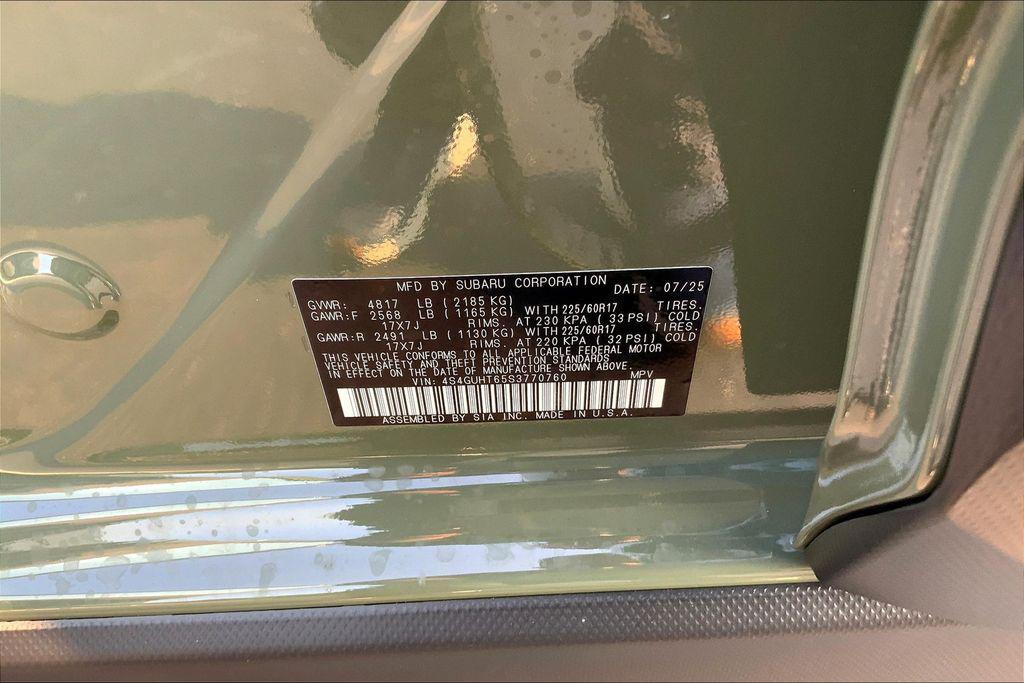 new 2025 Subaru Crosstrek car, priced at $36,130