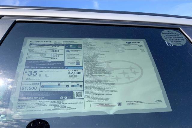 new 2025 Subaru Forester Hybrid car, priced at $43,922