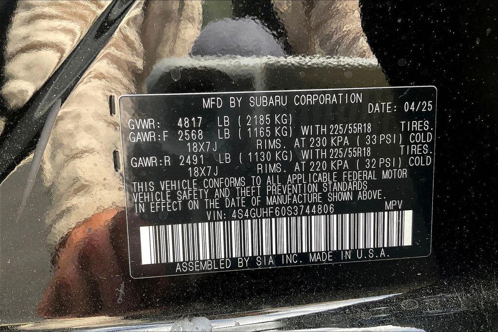 new 2025 Subaru Crosstrek car, priced at $31,939