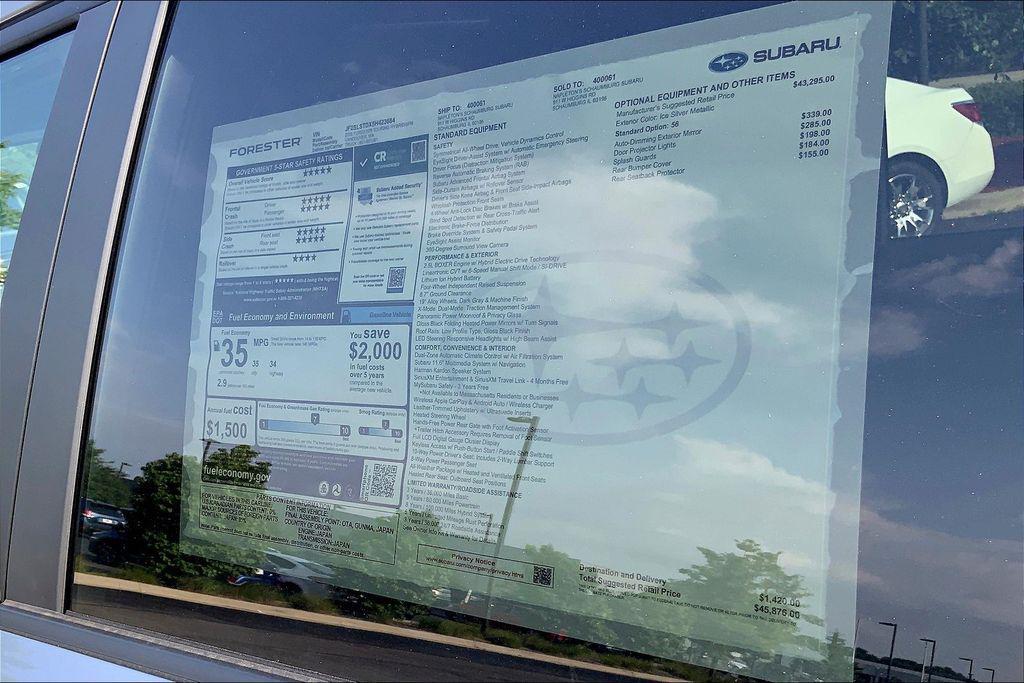 new 2025 Subaru Forester Hybrid car, priced at $45,875