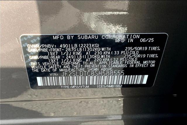 new 2025 Subaru Forester car, priced at $44,254
