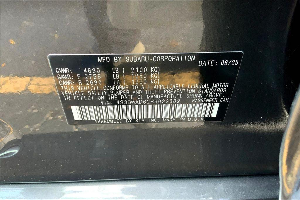 new 2025 Subaru Legacy car, priced at $31,924