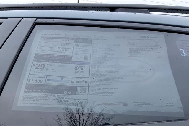 new 2025 Subaru Crosstrek car, priced at $32,029