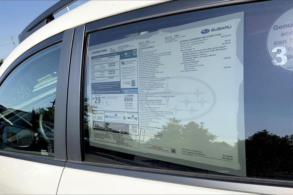 new 2025 Subaru Crosstrek car, priced at $32,384