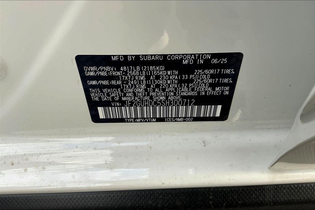 new 2025 Subaru Crosstrek car, priced at $32,426