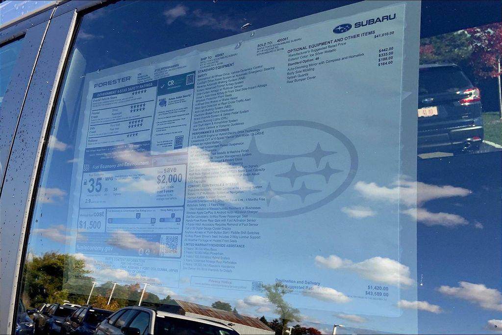 new 2025 Subaru Forester Hybrid car, priced at $43,589