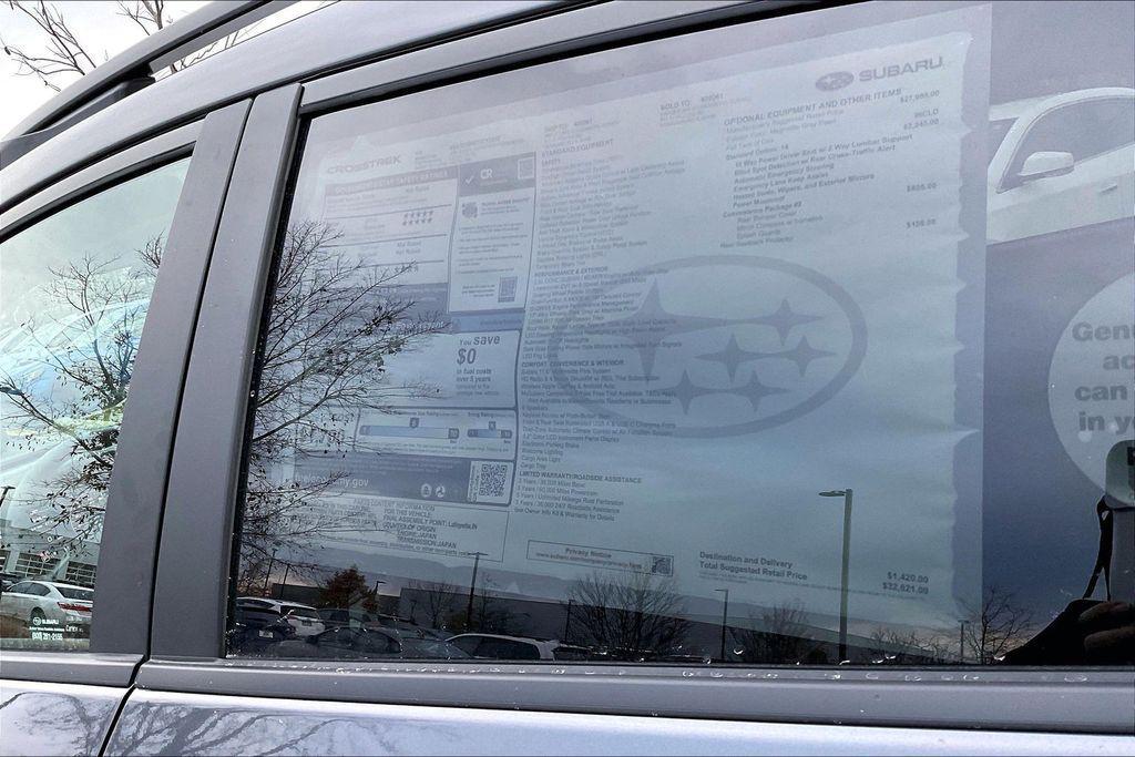 new 2026 Subaru Crosstrek car, priced at $32,621