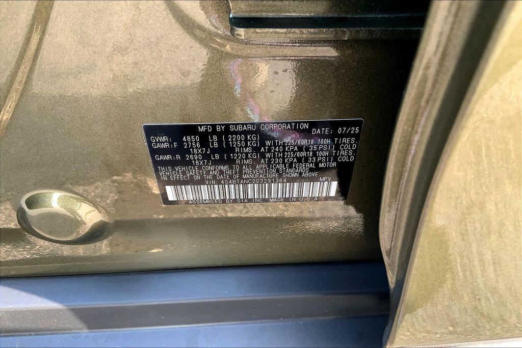 new 2025 Subaru Outback car, priced at $42,214