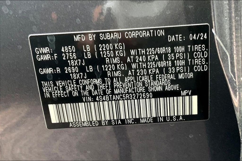 new 2024 Subaru Outback car, priced at $40,171