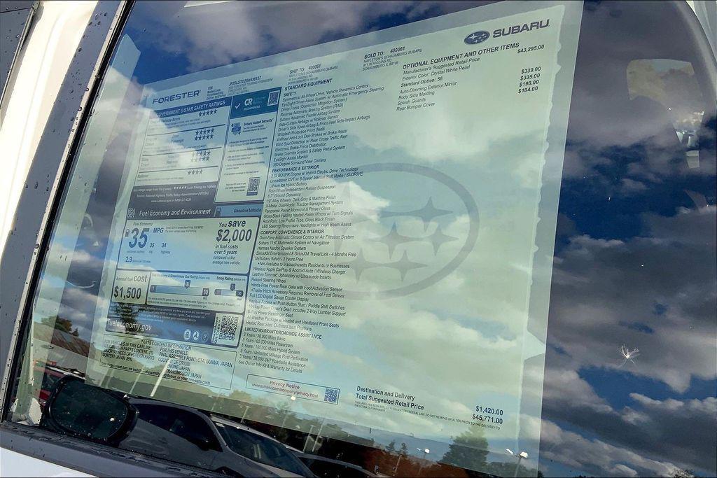 new 2025 Subaru Forester Hybrid car, priced at $45,771