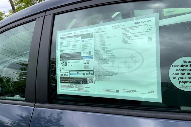 new 2025 Subaru Legacy car, priced at $30,591