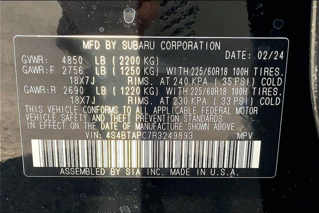 new 2024 Subaru Outback car, priced at $42,886