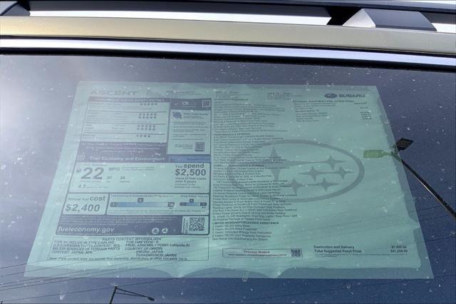 new 2025 Subaru Ascent car, priced at $41,288