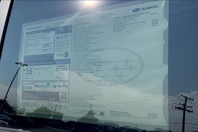 new 2025 Subaru Forester Hybrid car, priced at $42,112