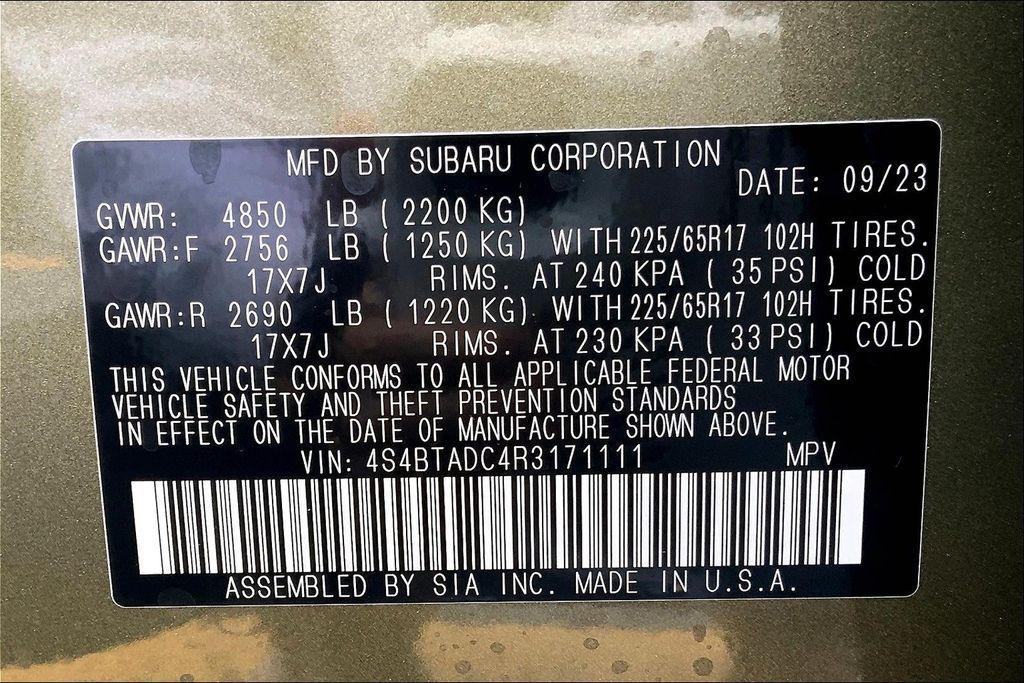used 2024 Subaru Outback car, priced at $29,644
