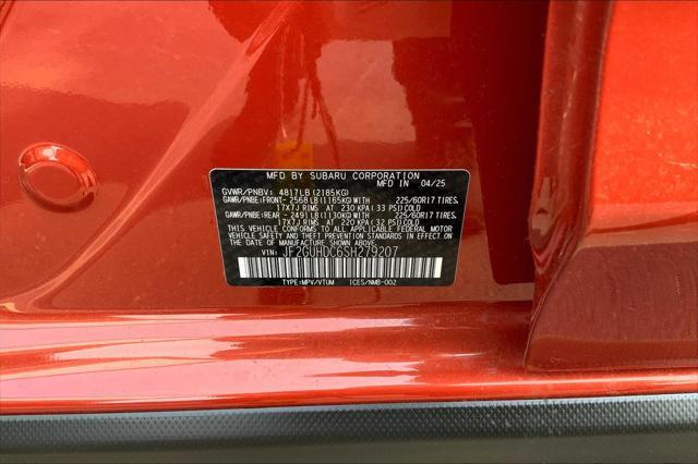 new 2025 Subaru Crosstrek car, priced at $31,634